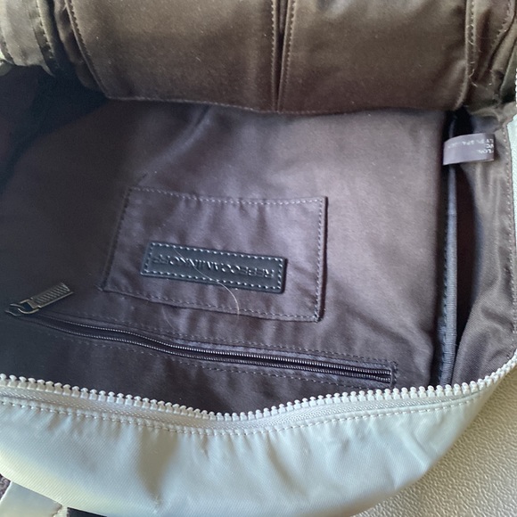 - Rebecca Minkoff medium gray teal backpack
